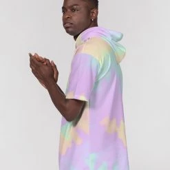 Harlow & Lloyd Hoodies Lilac Mint Tie Dye Men's Premium Heavyweight Short Sleeve Hoodie 15 Harlow & Lloyd Hoodies Lilac Mint Tie Dye Men's Premium Heavyweight Short Sleeve Hoodie