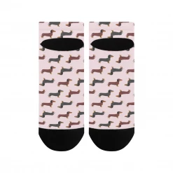 Interestprint Dachshund Lovers Womens Anklet Socks (4 Colors)