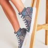 Harlow & Lloyd Shoes Perfect Paisley Women's Hightop Canvas Shoe