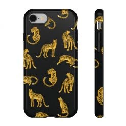 Printify Black Leopards Tough Phone Case