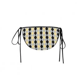 Harlow & Lloyd Yellow Argyle Check Bikini Bottom