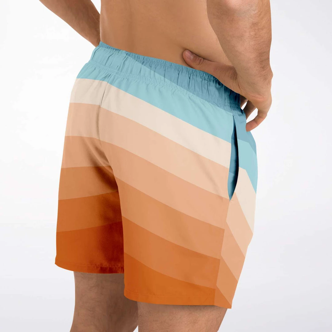 Subliminator Sunshine Blue Swim Shorts Men 10 Subliminator Sunshine Blue Swim Shorts Men