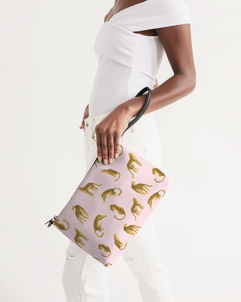 Harlow & Lloyd Pink Leopards Daily Zip Pouch Bags 3 Harlow & Lloyd Pink Leopards Daily Zip Pouch Bags