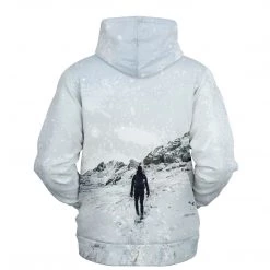 Subliminator Hoodies Snow Hiking Unisex Fleece Hoodie