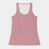 Harlow & Lloyd Peach & Orchid Striped Women's Tank T Shirts & Tanks