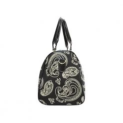 Harlow & Lloyd Black & Bone Paisley Travel Bag (Large)