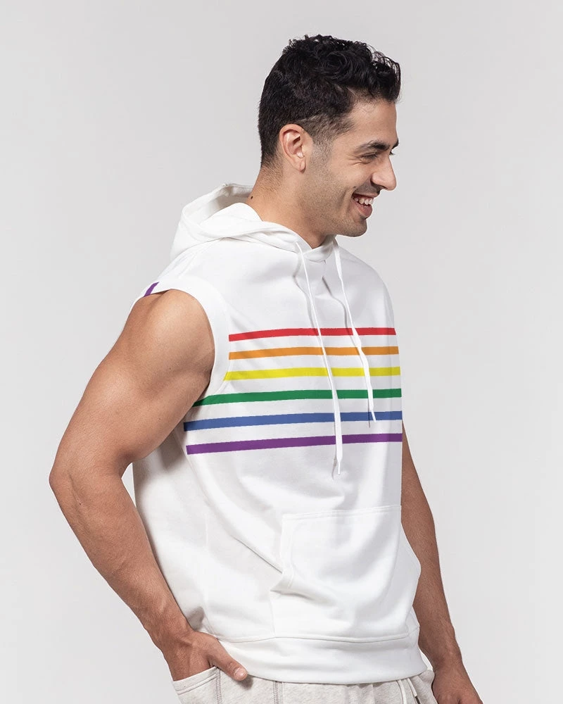 Harlow & Lloyd Rainbow Pride Premium Heavyweight Sleeveless Hoodie 7 Harlow & Lloyd Rainbow Pride Premium Heavyweight Sleeveless Hoodie
