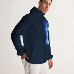 Harlow & Lloyd Jackets Neon Heart Rainbow Windbreaker Hooded Jacket 14 Harlow & Lloyd Jackets Neon Heart Rainbow Windbreaker Hooded Jacket