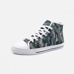 Harlow & Lloyd Camo High Top Canvas Shoes