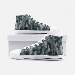 Harlow & Lloyd Camo High Top Canvas Shoes