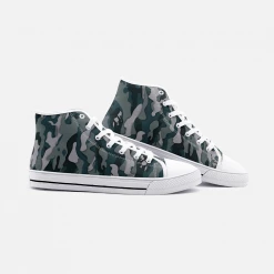 Harlow & Lloyd Camo High Top Canvas Shoes