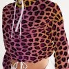 Harlow & Lloyd Jackets Vivid Cheetah Women's Cropped Windbreaker