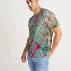Harlow & Lloyd Vintage Bird & Tropical Palm Men's Tee