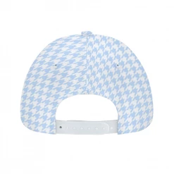 Harlow & Lloyd Accessories Baby Blue Large Houndstooth Cap
