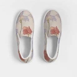 Harlow & Lloyd Shoes Iris Art Women's Slip-On Canvas Shoe