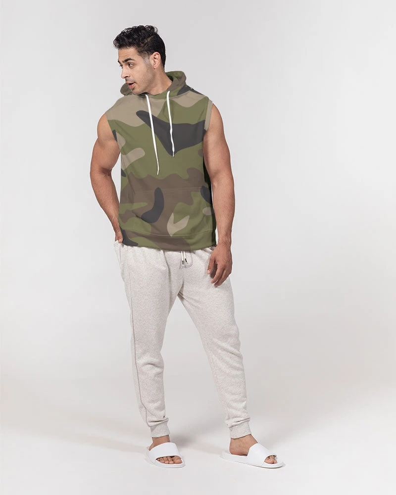 Harlow & Lloyd Woodland Camo Men's Premium Heavyweight Sleeveless Hoodie Hoodies 9 Harlow & Lloyd Woodland Camo Men's Premium Heavyweight Sleeveless Hoodie Hoodies