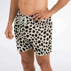 Subliminator Men Cheetah Print Swim Shorts