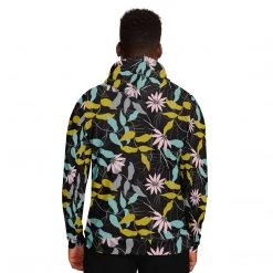 Subliminator Evening Floral Unisex Hoodie Hoodies