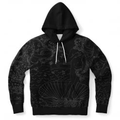 Subliminator Birth Of Venus Black Unisex Hoodie Hoodies