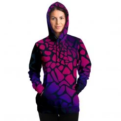 Subliminator Raspberry Giraffe Unisex Hoodie