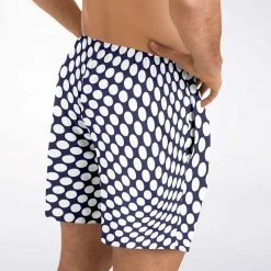 Subliminator Whirlpool Polkadot Swim Shorts - Blue