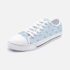 Harlow & Lloyd Dog & Bone Blue Low Top Unisex Canvas Sneakers Shoes