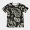 Harlow & Lloyd Black & Bone Paisley Men's Tee T Shirts & Tanks