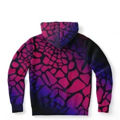 Subliminator Raspberry Giraffe Unisex Hoodie