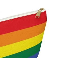 Printify Accessories Personalized Rainbow Accessory Pouch W T-bottom