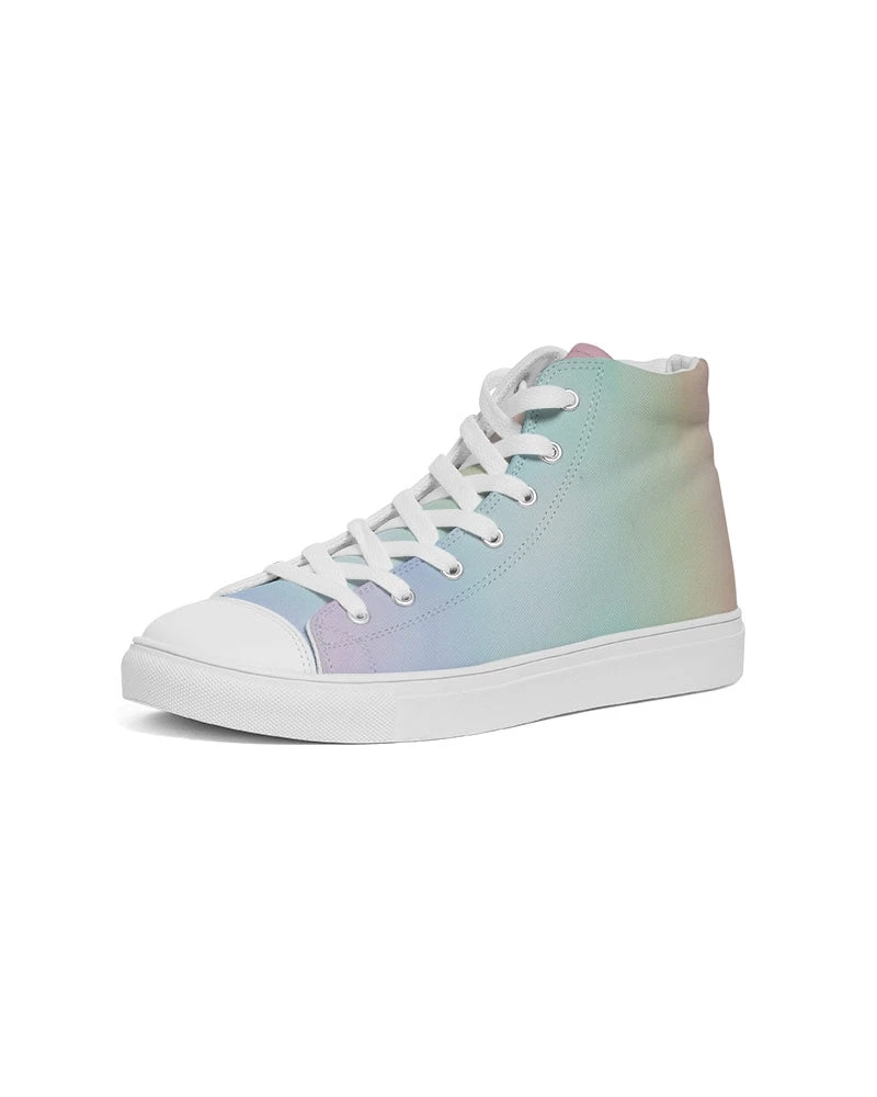 Harlow & Lloyd Shoes Soft Rainbow Men's Hightop Canvas Shoe 10 Harlow & Lloyd Shoes Soft Rainbow Men's Hightop Canvas Shoe