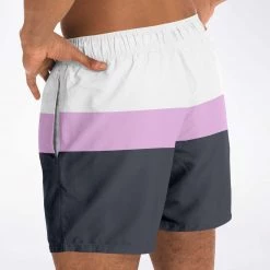 Subliminator Charcoal Pink Swim Shorts