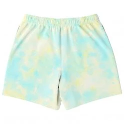 Subliminator Blue Lemon Tie Dye Fleece Shorts