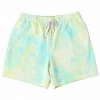 Subliminator Blue Lemon Tie Dye Fleece Shorts