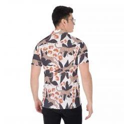 Harlow & LLoyd Jungle Leopard White Short Sleeve Shirt 13 Harlow & LLoyd Jungle Leopard White Short Sleeve Shirt
