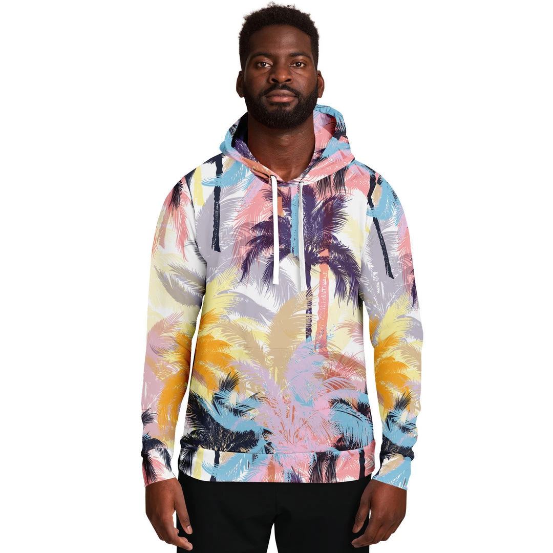 Subliminator Summer Palms Unisex Hoodie Hoodies 4 Subliminator Summer Palms Unisex Hoodie Hoodies