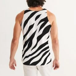Harlow & Lloyd White Tiger Men's Tank