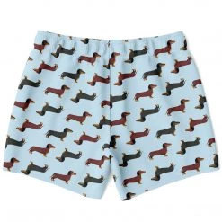 Subliminator Dachshund Lovers Swim Shorts In Blue Men
