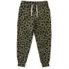 Subliminator Pants & Joggers Cheetah Print Unisex Fleece Joggers In Sand