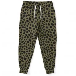 Subliminator Pants & Joggers Cheetah Print Unisex Fleece Joggers In Sand