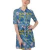 Harlow & Lloyd Parisian Blue Belted Shirt Dress T Shirts & Tanks