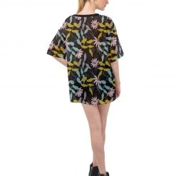 Harlow & Lloyd T Shirts & Tanks Evening Floral Oversized Chiffon Top