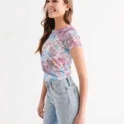 Harlow & Lloyd Cherry Blossom Sky Women's Tee 12 Harlow & Lloyd Cherry Blossom Sky Women's Tee