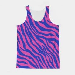 Harlow & Lloyd Electric Zebra Men's Tank T Shirts & Tanks