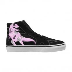 Harlow & Lloyd Pink Dino Men's High Top Shoes
