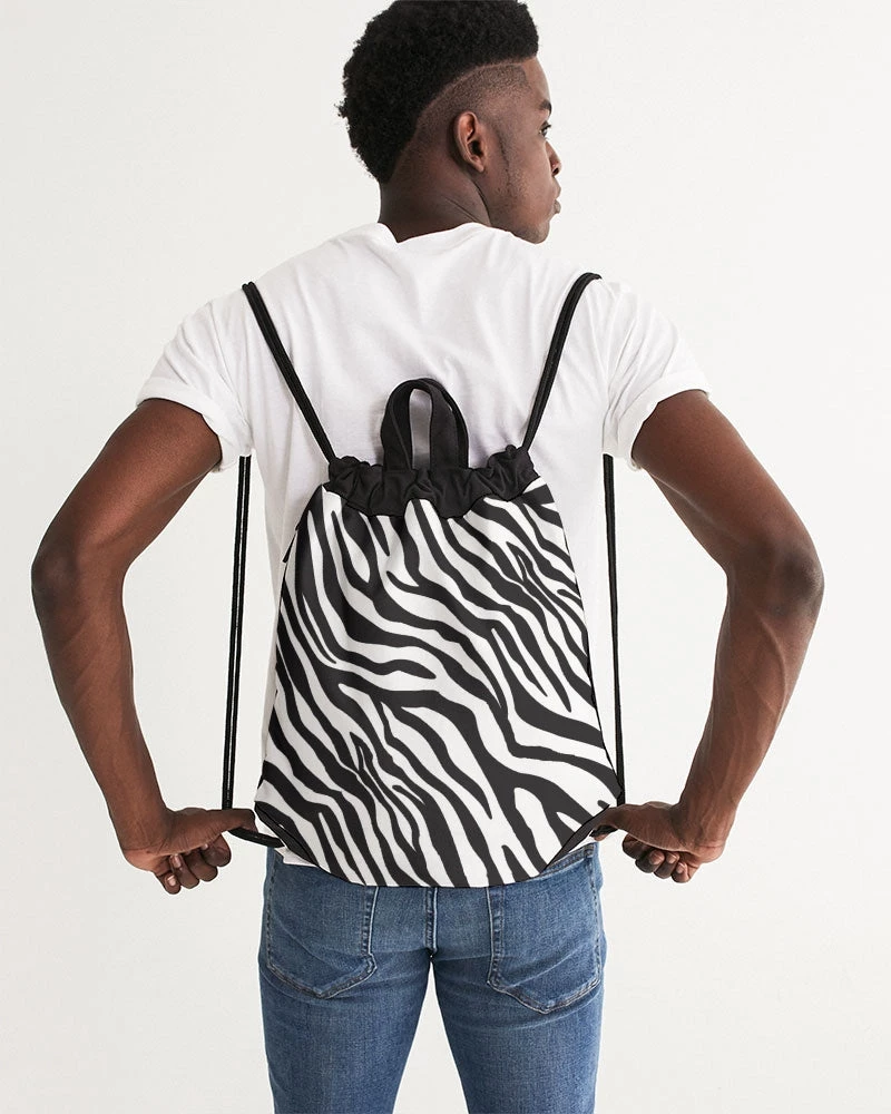Harlow & Lloyd Zebra Print Canvas Drawstring Bag Bags 7 Harlow & Lloyd Zebra Print Canvas Drawstring Bag Bags