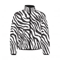 Harlow & Lloyd Zebra Print Mens Lightweight Puffer Jacket Jackets