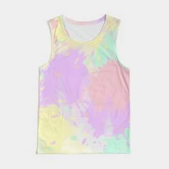 Harlow & Lloyd T Shirts & Tanks Banana Mint Candy Explosion Tie Dye Men's Sports Tank