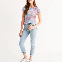 Harlow & Lloyd Cherry Blossom Sky Women's Tee 11 Harlow & Lloyd Cherry Blossom Sky Women's Tee
