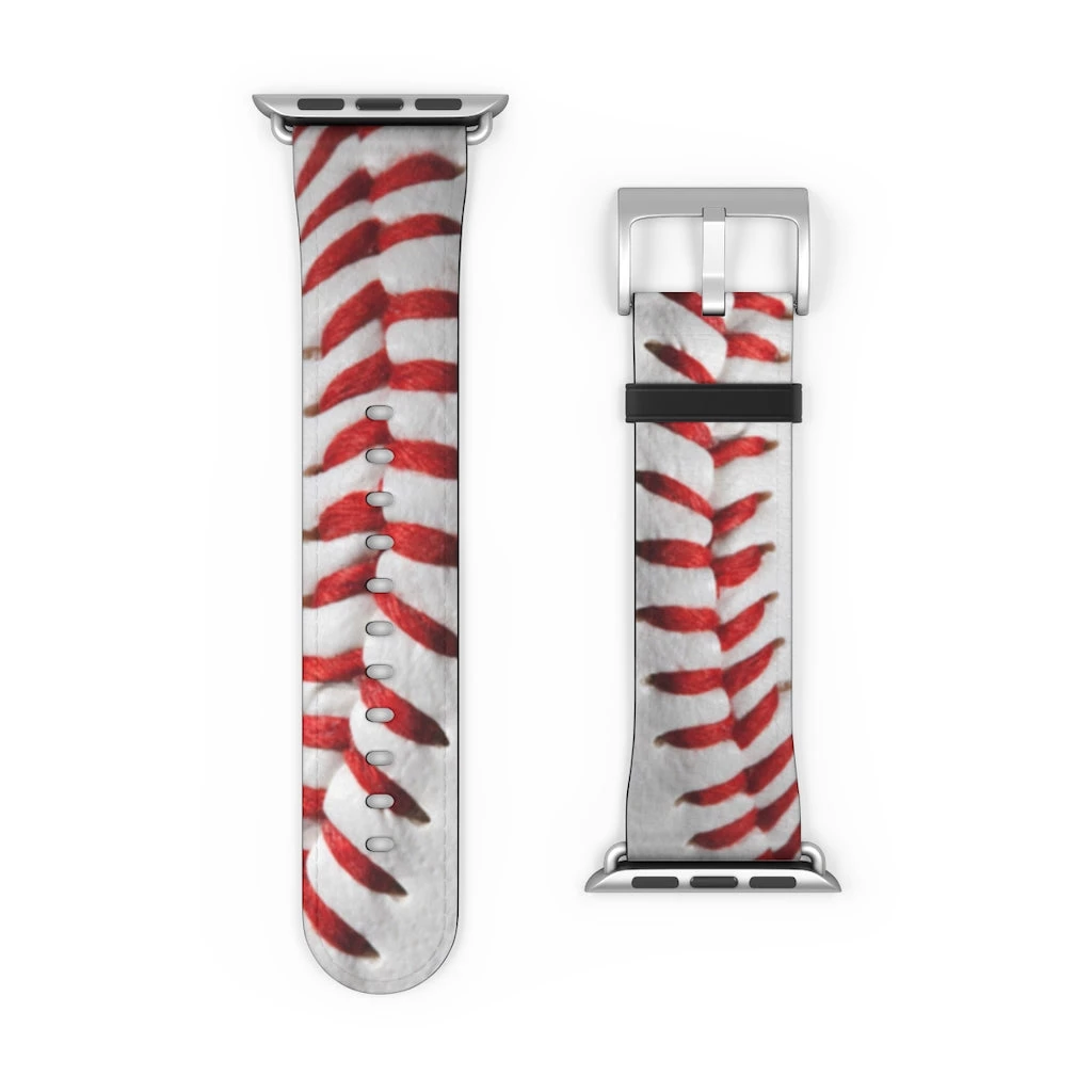 Printify Baseball Seam Apple Watch Band Accessories 24 Printify Baseball Seam Apple Watch Band Accessories