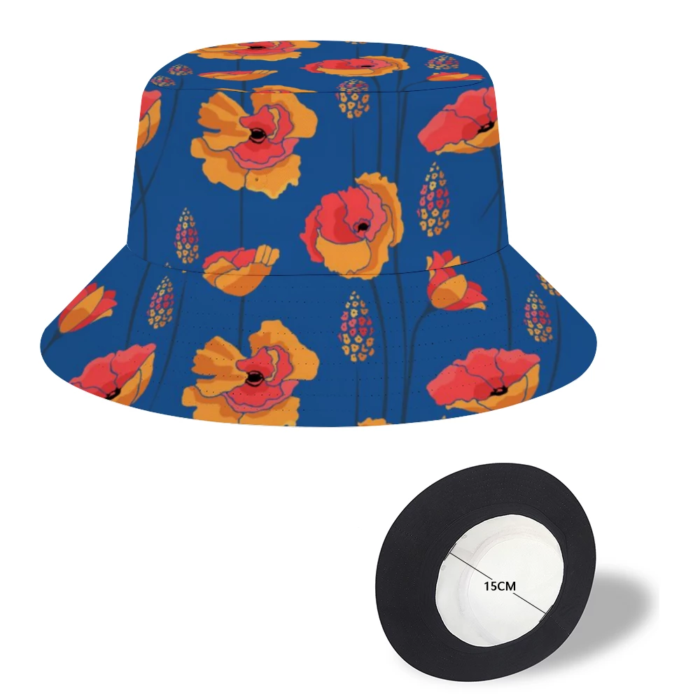 Harlow & Lloyd Accessories Wild Orange Vines Bucket Hat 4 Harlow & Lloyd Accessories Wild Orange Vines Bucket Hat